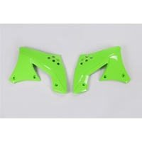 UFO Green Radiator Shrouds for Kawasaki KXF 250 2009-2011