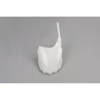 UFO white Front Number Plate for Kawasaki KXF 250 2013-2016