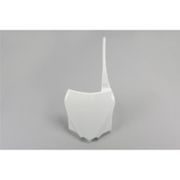 UFO white Front Number Plate for Kawasaki KX 85 2014-2025