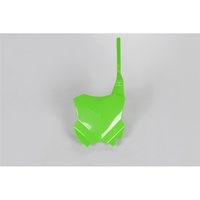 UFO Green Front Number Plate for Kawasaki KXF 450 2016-2025