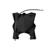 UFO Black Front Number Plate for Kawasaki KXF 450 2016-2025