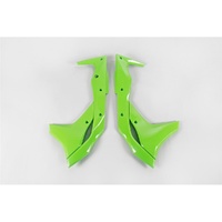 UFO Green  Radiator Shrouds for Kawasaki KXF 250 2017-2020