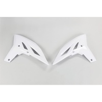 UFO White Radiator Shrouds for Yamaha YZF 250 2011-2013