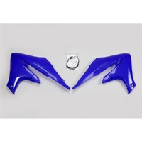UFO Blue Radiator Shrouds for Yamaha YZF 250 2019-2023