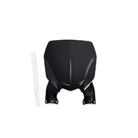 UFO Black Front Number Plate for Yamaha YZF 450 2018-2022