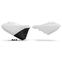 UFO White Rear Side Panel for Yamaha YZ 85 2022-2025