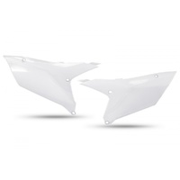 UFO White Rear Side Panel for Yamaha YZF 450 2023-2025