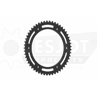 ESJOT 53 Tooth Steel Rear Sprocket for Yamaha DT 200 R 1988-1989