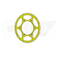 ESJOT 52 Tooth Ultralight Steel Yellow Rear Sprocket for Suzuki RMX 250  1989-1993