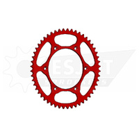 ESJOT 52 Tooth Ultralight Steel Red Rear Sprocket for Suzuki DR 400 S 1980-1981