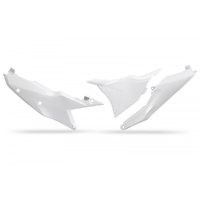 UFO White Rear Side Panel for Ktm EXC 150 2024-2025