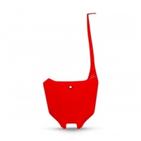 UFO Red Front Number Plate for Honda CRF 450RX 2021-2025