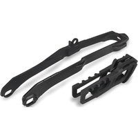 UFO Black Chain Guide & Swingarm Chain Slider for Honda CRF 450R 2019-2025