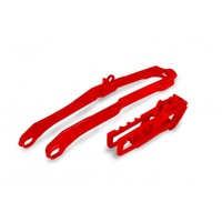 UFO Red Chain Guide & Swingarm Chain Slider for Honda CRF 250R 2020-2025