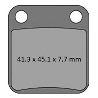 Pro-X Front Brake Pads for Kawasaki KVF400 Prairie  1997-2002