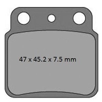 Pro-X Rear Brake Pads for Kawasaki KFX 400  2003-2006