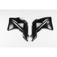 UFO Black Radiator Shrouds for GasGas EC 450 2010-2011