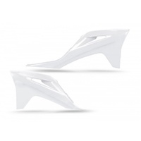 UFO White Radiator Shrouds for GasGas MC 125 2021-2023
