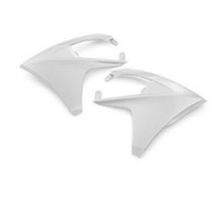 UFO White Radiator Shrouds for GasGas EC-F 350 2024-2025