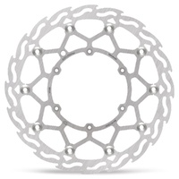 Moto Master 320mm Front Left SM Street Flame Floating Brake Disc for KTM 500 EXC Six Days 2012-2016