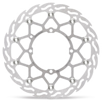 Moto Master 320mm Front Left SM Street Flame Floating Brake Disc for Sherco 300 SEF Six Days 2015-2018