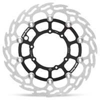 Moto Master 298mm Front Black Left Flame Floating Brake Disc for Honda CR 125 2004-2007
