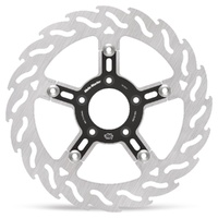 Moto Master Front Right Flame Floating Brake Disc for Harley Davidson FLHP 103 Police Road King 2012-2016