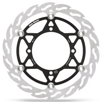 Moto Master 280mm Front Black Flame Floating Brake Disc for Kawasaki KX 250 F 2006-2018