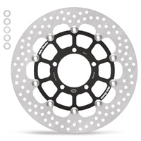 Moto Master Front Left Halo Floating Brake Disc for Triumph Bonneville 1200 Bobber Black 2018-2021