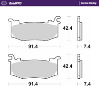 Moto Master Front Left Carbon Racing Brake Pad for Aprilia RSV 4 1100 Factory 2025