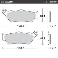 Moto Master Rear Ceramic Brake Pad for BMW K 1600 GTL 2011-2025