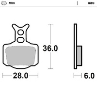 Moto Master Rear Nitro Brake Pad for GasGas MC-E 5 E-bike 2024-2025