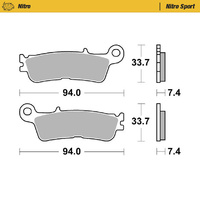 Moto Master Front Left Nitro Sport Brake Pad for Yamaha YZ 250 FX 2022-2025