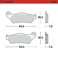 Moto Master Front Left Racing Brake Pad for KTM 300 XC TPI 2020-2023