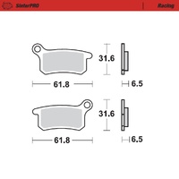 Moto Master Front Left Racing Brake Pad for KTM 85 SX 2004-2011