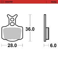 Moto Master Front Left Racing Brake Pad for KTM SX-E5 E-Bike 2024