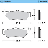 Moto Master Front Left Racing GP Brake Pad for GasGas RX 450 F Rally Replica 2023-2025