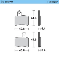 Moto Master Rear Racing GP Brake Pad for Beta REV 3 270 2005