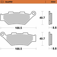 Moto-Master Front Left Sintered Brake Pads for Benelli Imperiale 400 2019-2024