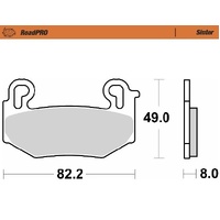 Moto-Master Front Right Sintered Brake Pads for BMW R 1300 GS Trophy 2024