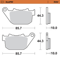 Moto-Master Rear Sintered Brake Pads for HD XL 1200 V Sportster Seventy-Two 2012-2013