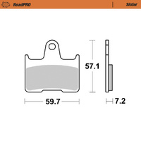 Moto-Master Rear Sintered Brake Pads for BMW M 1000 RR (K66) 2021-2025