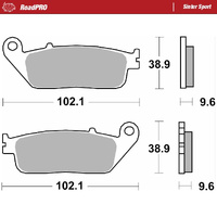 Moto-Master Front Left Sintered Sports Brake Pads for Honda CL 300 2023-2024