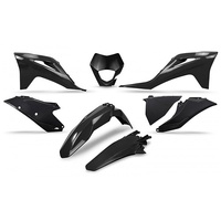 UFO Black Plastics Kit for Gas Gas EC-F 350 2021-2023