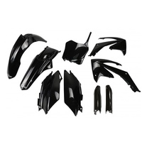 UFO Black Complete Plastics Kit for Honda CRF 450R 2011-2012