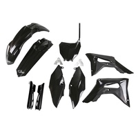 UFO Black Complete Plastics Kit for Honda CRF 450R 2017-2020