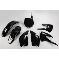 UFO Black Plastics Kit for Kawasaki KX 85 2001-2013