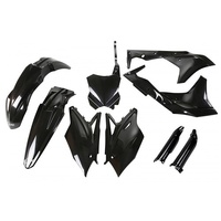 UFO Black Complete Plastics Kit for Kawasaki KXF 250 2017-2017