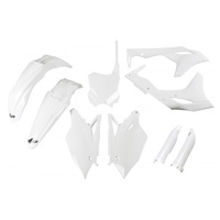 UFO White Complete Plastics Kit for Kawasaki KXF 250 2017-2017