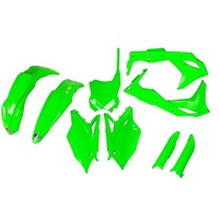 UFO Neon Green Complete Plastics Kit for Kawasaki KXF 250 2017-2017